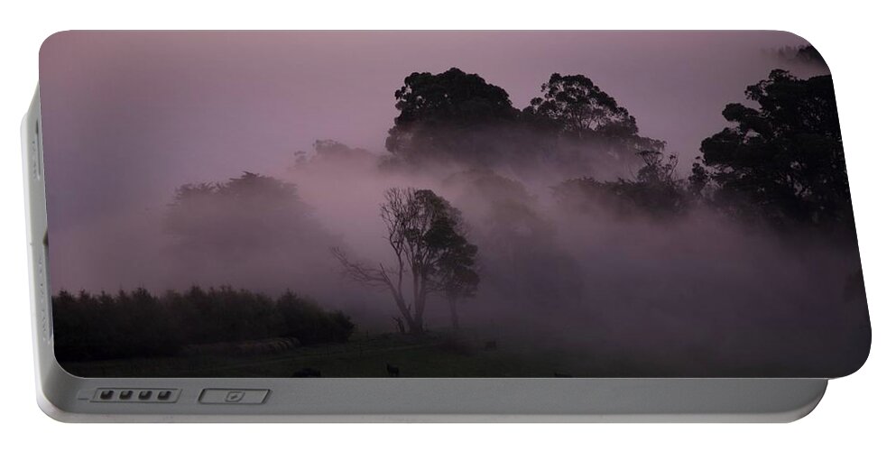 Landscapes Portable Battery Charger featuring the photograph Through The Mist by Lee Stickels