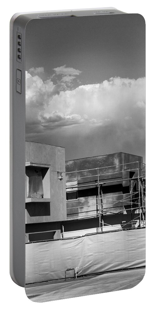 Morrison Portable Battery Charger featuring the photograph UNDER CONSTRUCTION The Morrison Project Palm Springs by William Dey