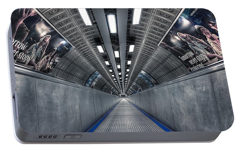 Architecture Portable Battery Charger featuring the photograph Underground 04 by Svetlana Sewell