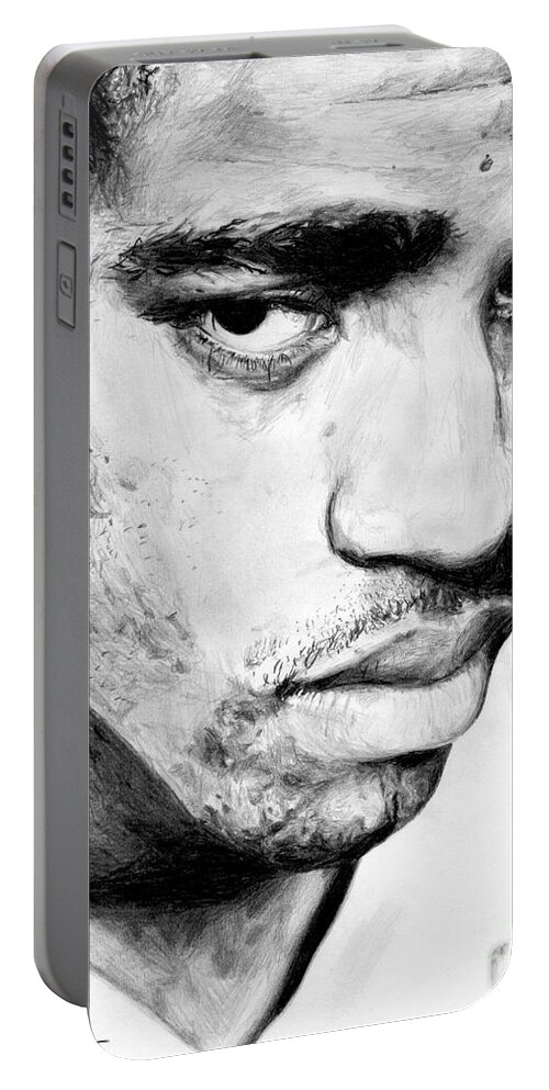 Vince Carter Portable Battery Charger featuring the drawing Vince Carter by Tamir Barkan