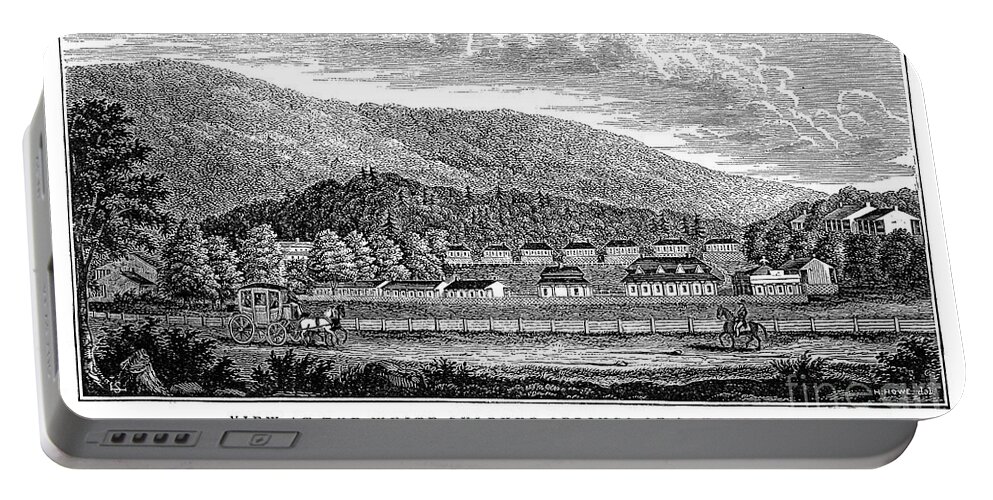 1845 Portable Battery Charger featuring the photograph White Sulphur Springs by Granger