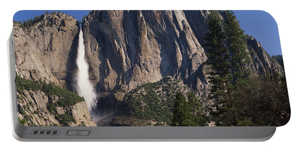 00173442 Portable Battery Charger featuring the photograph Yosemite Falls Yosemite National Park by Tim Fitzharris