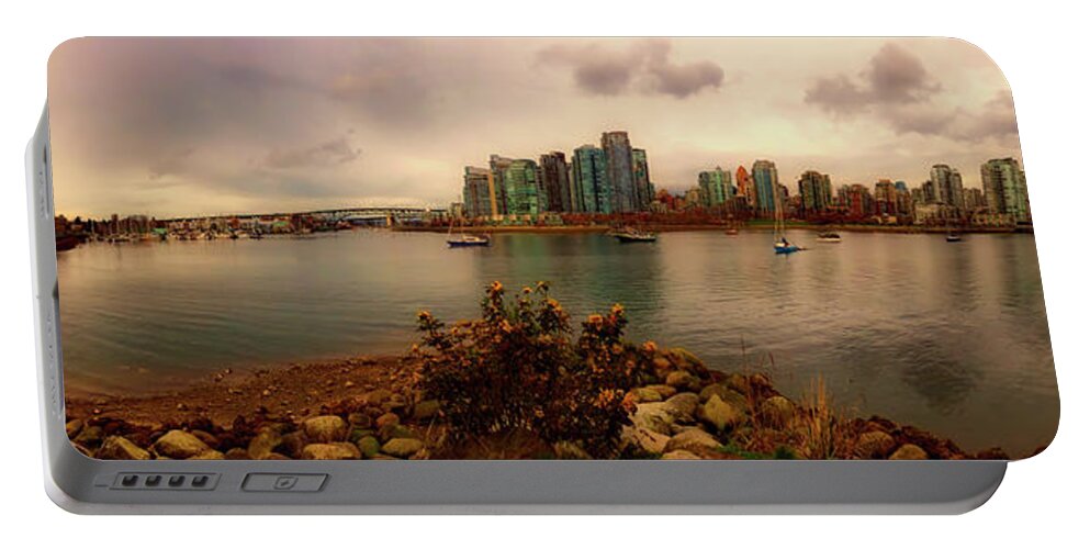 Vancouver Portable Battery Charger featuring the photograph A View Of Vancouver #1 by Mountain Dreams