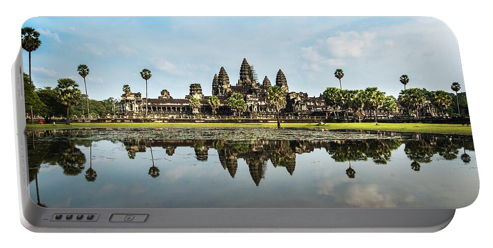 Asia Portable Battery Charger featuring the photograph Angkor wat #1 by Usha Peddamatham