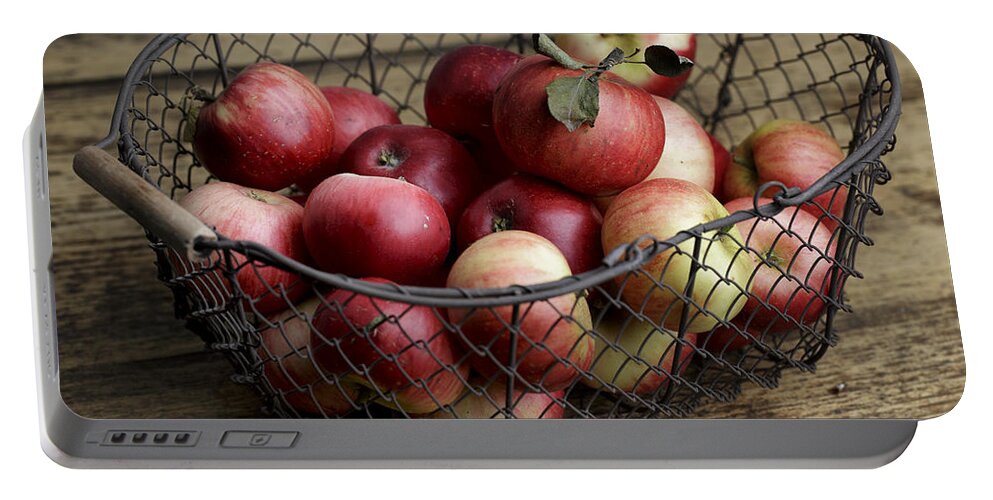 Apple Portable Battery Charger featuring the photograph Apples by Nailia Schwarz