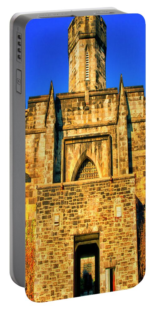 Prison Entrance Portable Battery Charger featuring the photograph Beyond the Front Door #1 by Paul W Faust - Impressions of Light