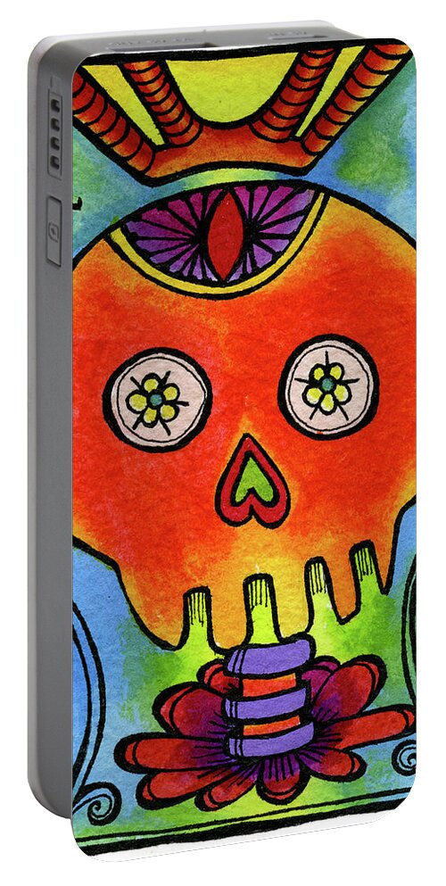 Paintings Portable Battery Charger featuring the painting Biggest Bro by Dar Freeland