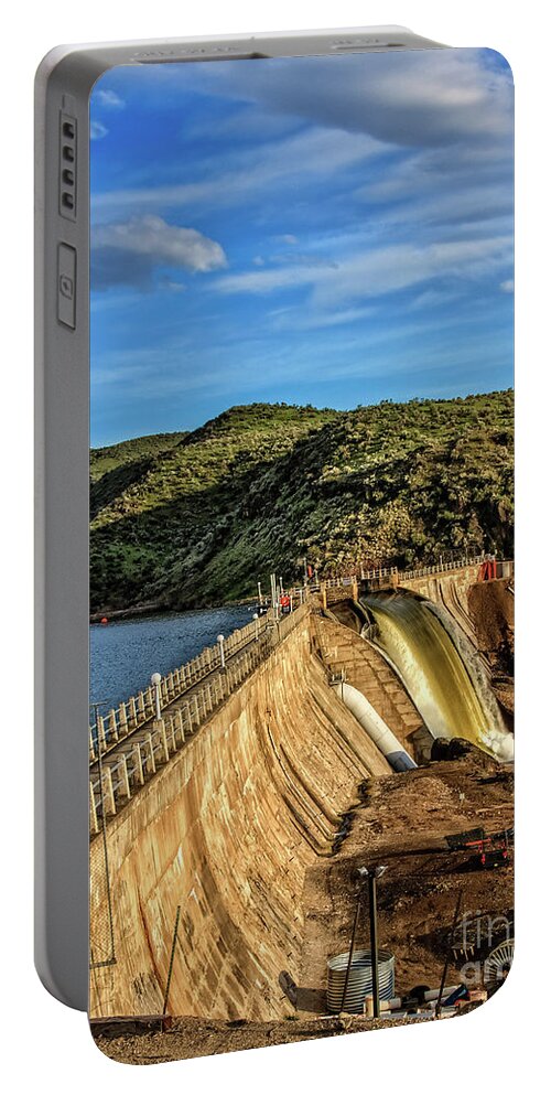 Dam Portable Battery Charger featuring the photograph Black Canyon Dam #2 by Robert Bales
