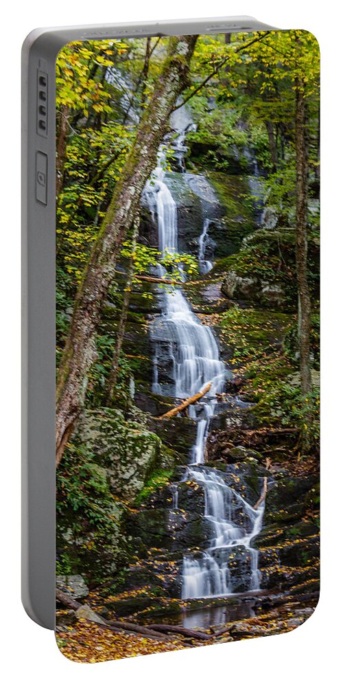 Buttermilk Falls Portable Battery Charger featuring the photograph Buttermilk falls #1 by SAURAVphoto Online Store