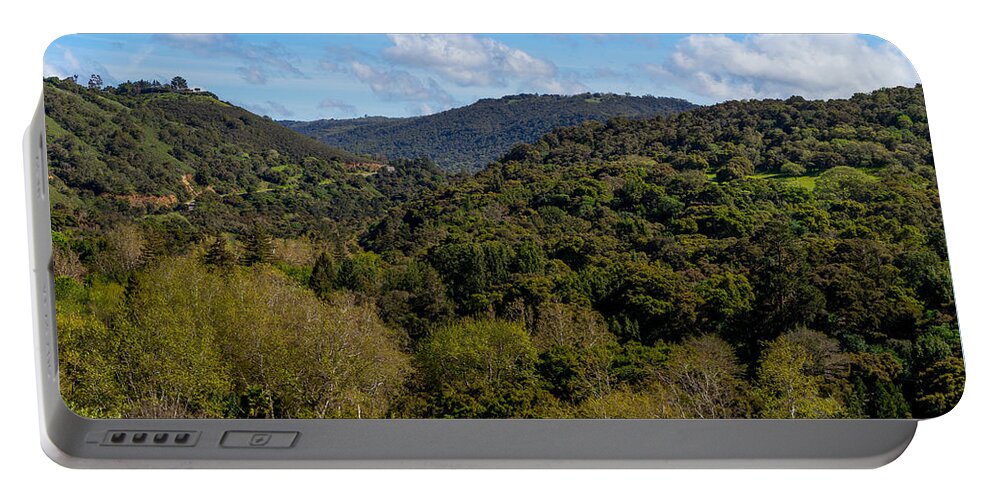 California Portable Battery Charger featuring the photograph Carmel Valley by Derek Dean
