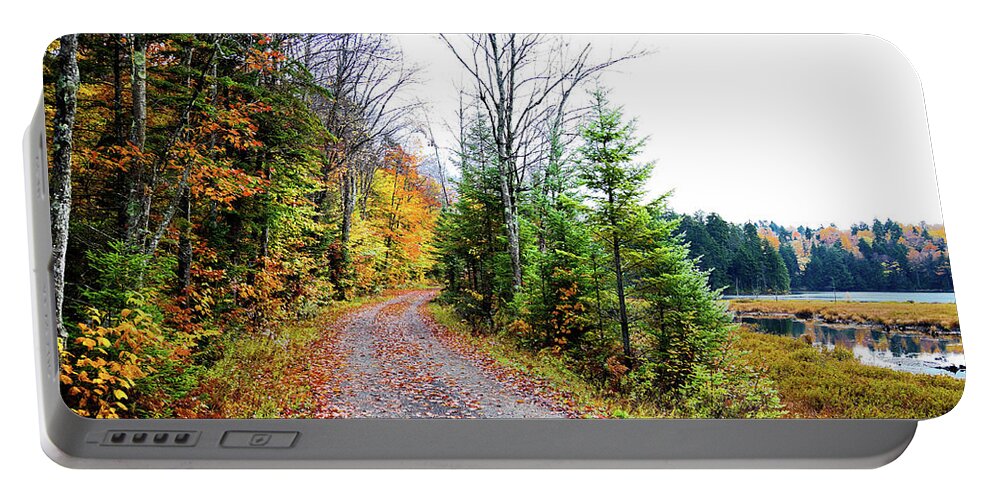 Landscapes Portable Battery Charger featuring the photograph Cary Lake Panorama #1 by David Patterson