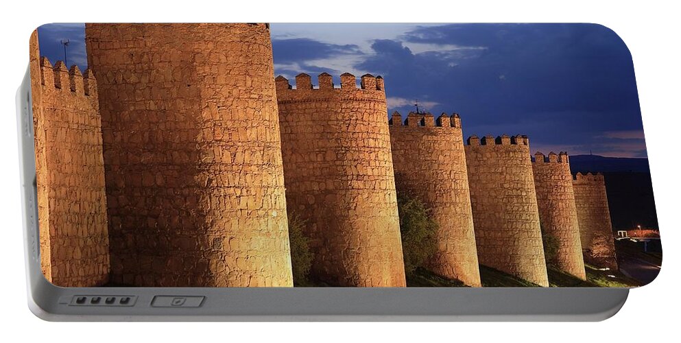 Castle Portable Battery Charger featuring the photograph Castle #1 by Jackie Russo