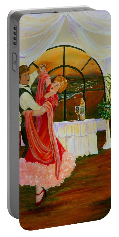 Celebration Portable Battery Charger featuring the painting Celebration #1 by Gail Daley