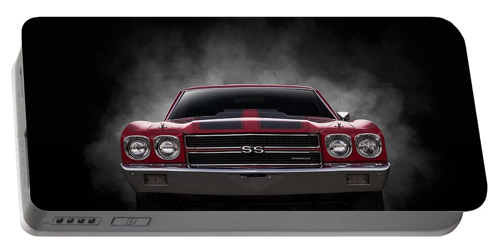 Chevelle Ss Portable Battery Charger featuring the digital art Chevelle SS #1 by Douglas Pittman
