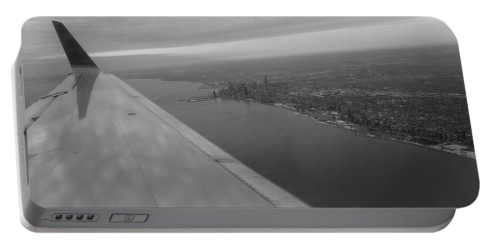 Chicago Portable Battery Charger featuring the photograph Chicago Flight #1 by FineArtRoyal Joshua Mimbs