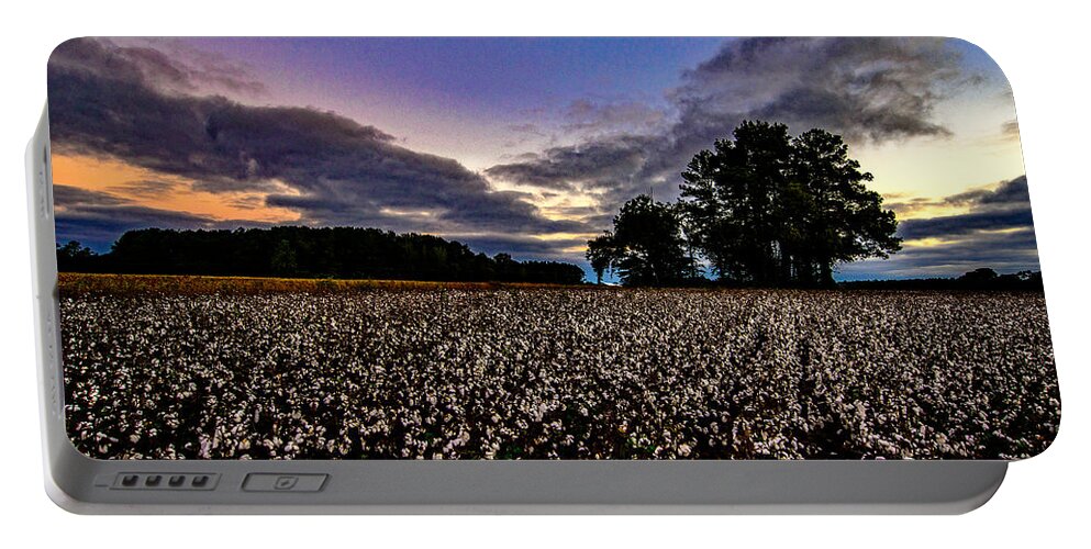 Cotton Patch Prints Portable Battery Charger featuring the photograph Cotton Patch #1 by John Harding