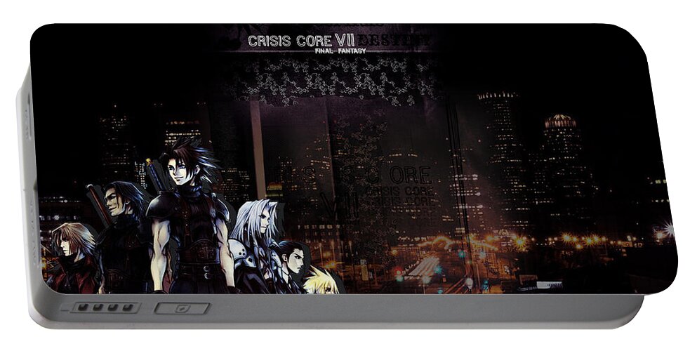 Crisis Core Final Fantasy Vii Portable Battery Charger featuring the digital art Crisis Core Final Fantasy VII #1 by Maye Loeser
