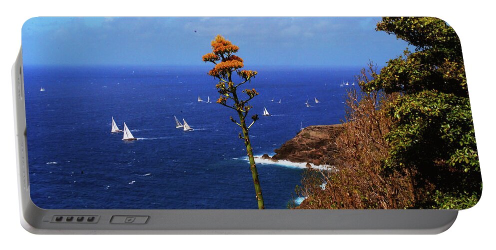Caribbean Islands Portable Battery Charger featuring the photograph Daggers Los Antigua #1 by Gary Wonning