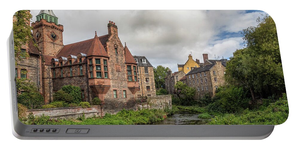 Dean Village Portable Battery Charger featuring the photograph Dean Village - Scotland #1 by Joana Kruse