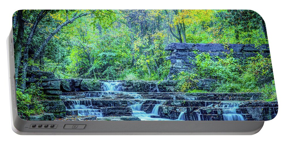 Wisconsin Portable Battery Charger featuring the photograph Devils River 2 #1 by David Heilman