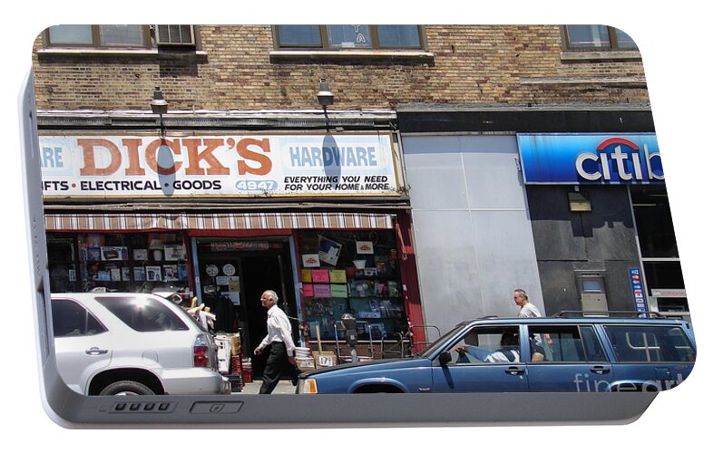 Dick's Hardware Portable Battery Charger featuring the photograph Dick's Hardware #1 by Cole Thompson