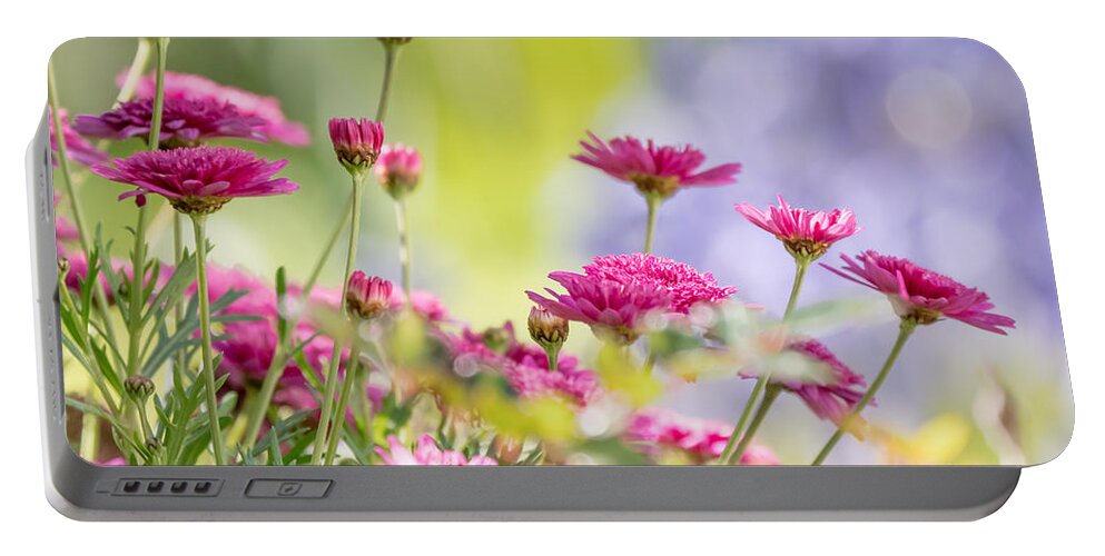 Flowers Portable Battery Charger featuring the photograph Easter Parade #1 by Derek Dean