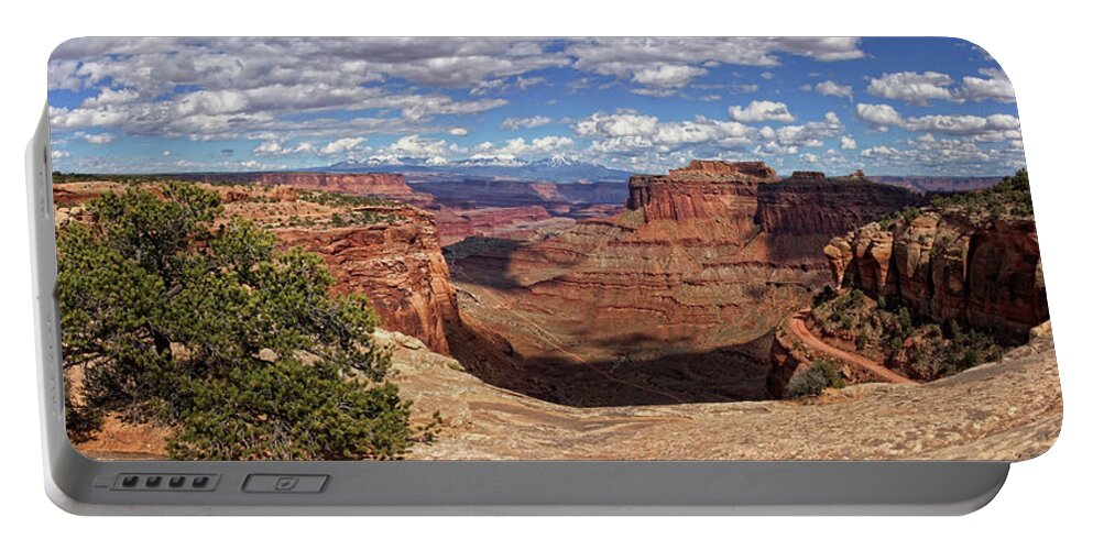 Canyonlands National Park Portable Battery Charger featuring the photograph Edge of the Canyon #1 by Leda Robertson
