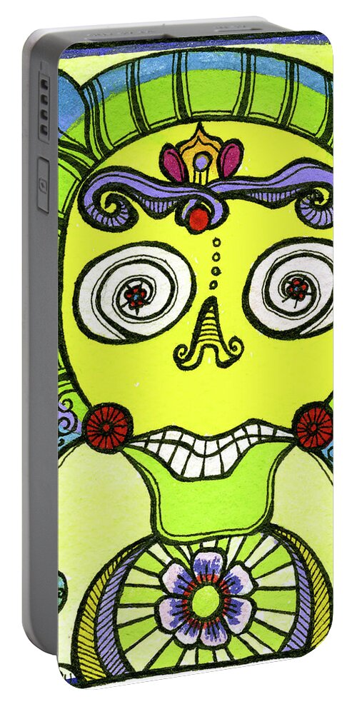Paintings Portable Battery Charger featuring the painting Empire Queen by Dar Freeland