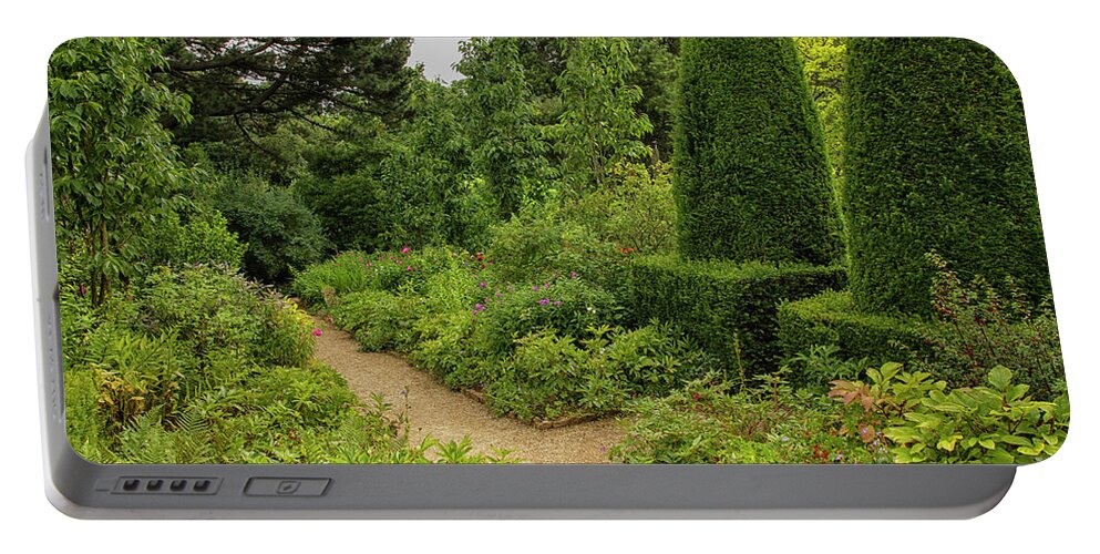 Home Portable Battery Charger featuring the photograph Garden at Sudeley castle by Patricia Hofmeester