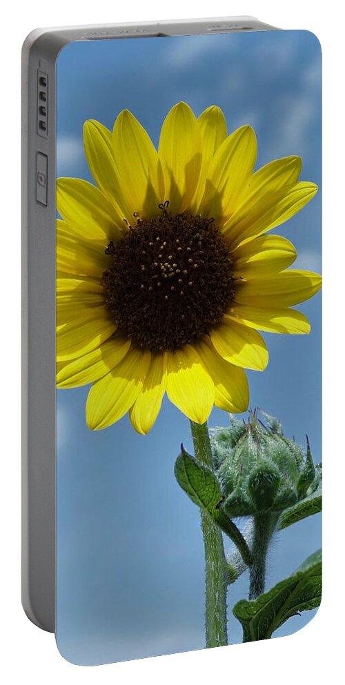 Sunflower Portable Battery Charger featuring the photograph Good Morning Sunshine #1 by Ernest Echols