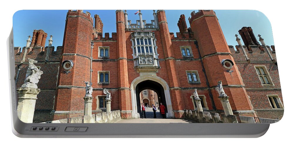 Hampton Court Portable Battery Charger featuring the photograph Hampton Court Palace London #1 by Julia Gavin