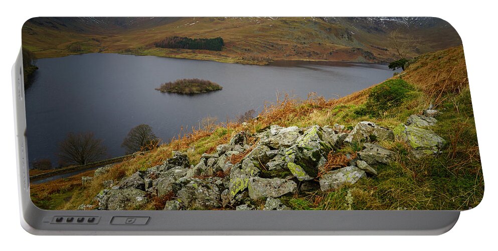 Cumbria Portable Battery Charger featuring the photograph Haweswater by Smart Aviation