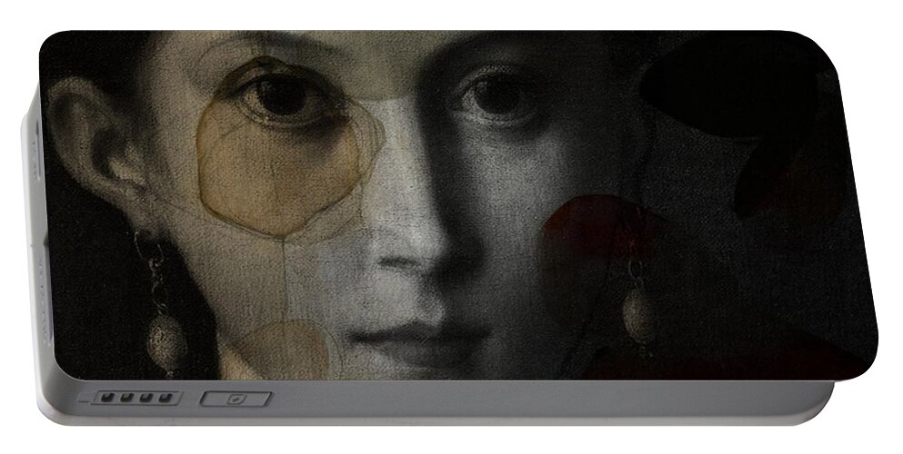 Portrait Portable Battery Charger featuring the digital art I Don't Know Why - by Paul Lovering