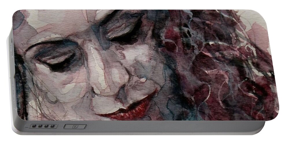 Female Portable Battery Charger featuring the painting If You Leave Me Now by Paul Lovering