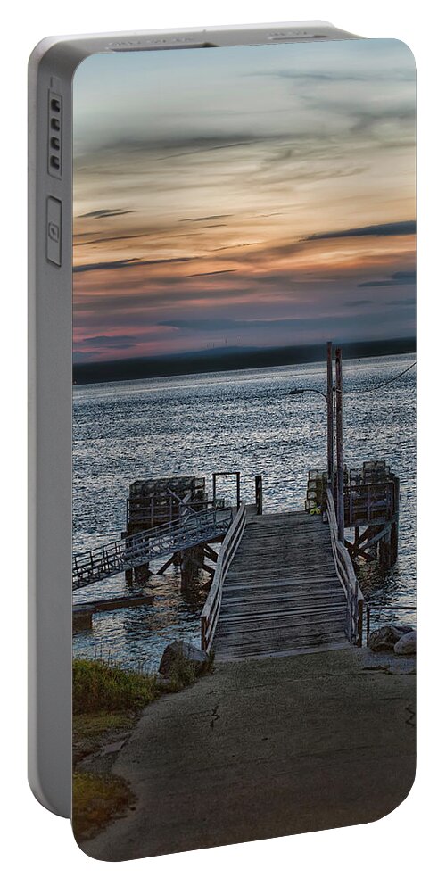 Architectural Portable Battery Charger featuring the photograph In Colors Yet Untold #1 by Richard Bean