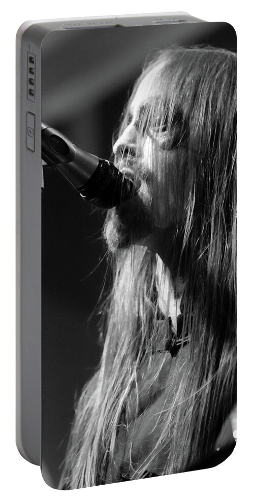 Band Portable Battery Charger featuring the photograph Insignificance at House of Rock Live El Paso - 10/29/2010 #1 by SR Green