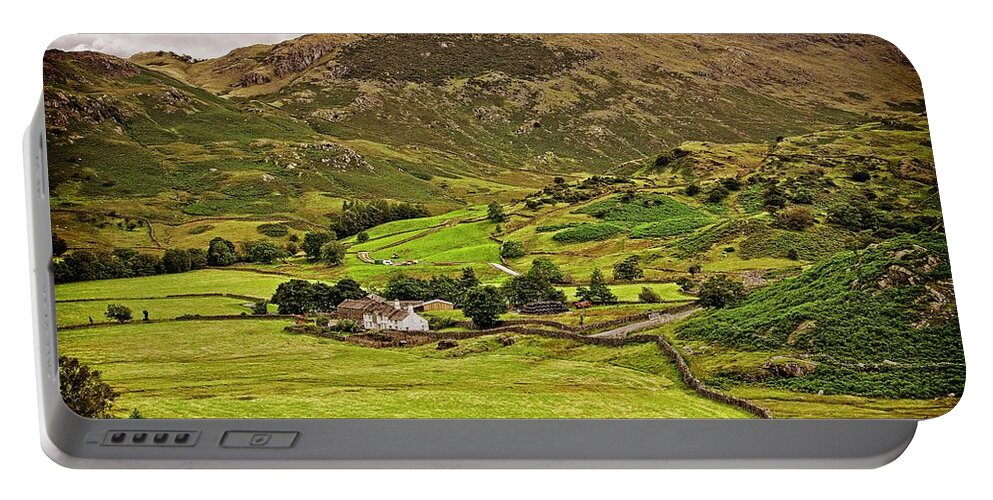Fells Portable Battery Charger featuring the photograph Lake District Landscape #1 by Martyn Arnold