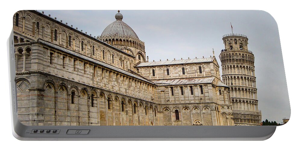 Leaning Tower Portable Battery Charger featuring the photograph Leaning Tower #1 by John Johnson