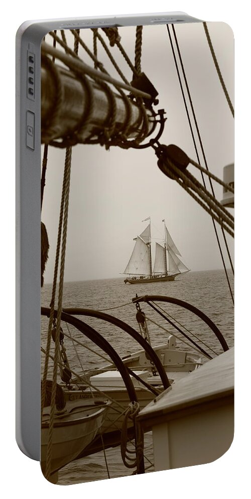Seascape Portable Battery Charger featuring the photograph Lewis R French #1 by Doug Mills