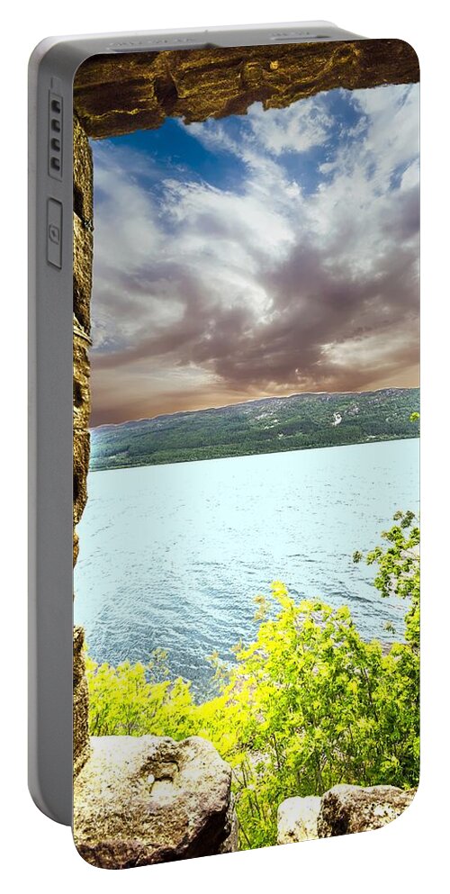 Scotland Portable Battery Charger featuring the photograph Loch Ness #1 by Bill Howard
