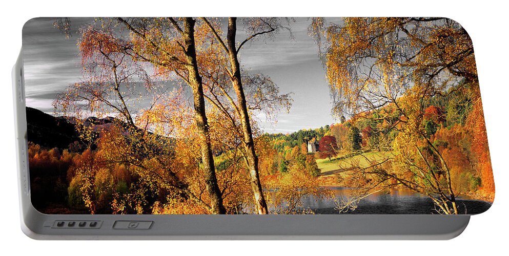 Nag939489m Portable Battery Charger featuring the photograph Loch Tummel #1 by Edmund Nagele FRPS