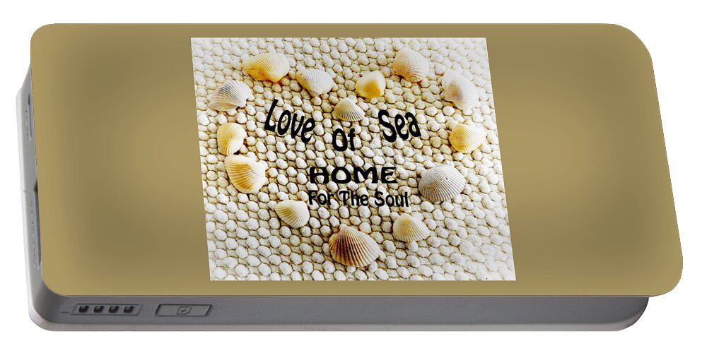 Sea Portable Battery Charger featuring the photograph Love Of Sea by Jan Gelders