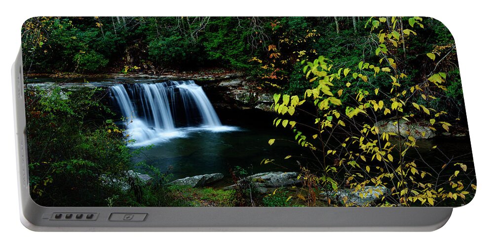 Mccoy Falls Portable Battery Charger featuring the photograph McCoy Falls Birch River #1 by Thomas R Fletcher