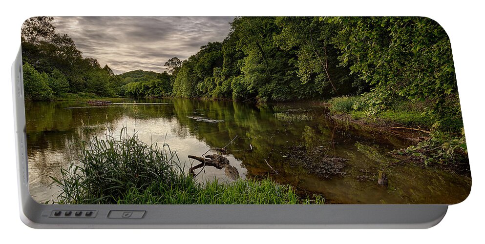 2015 Portable Battery Charger featuring the photograph Meramec River by Robert Charity
