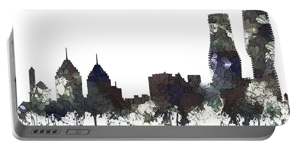 Mississauga Ont. Skyline Portable Battery Charger featuring the digital art Mississauga Ont. Skyline #3 by Marlene Watson
