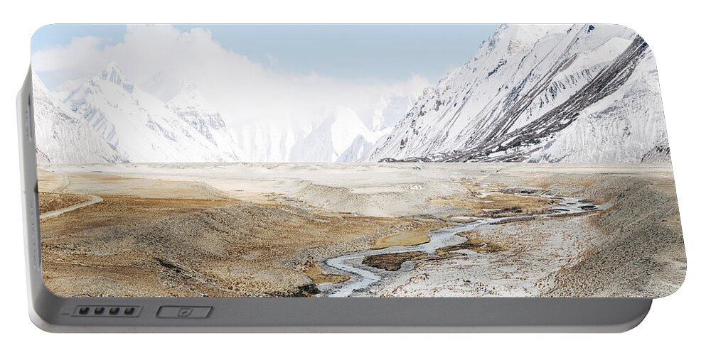 Active Portable Battery Charger featuring the photograph Mount Everest #1 by Setsiri Silapasuwanchai