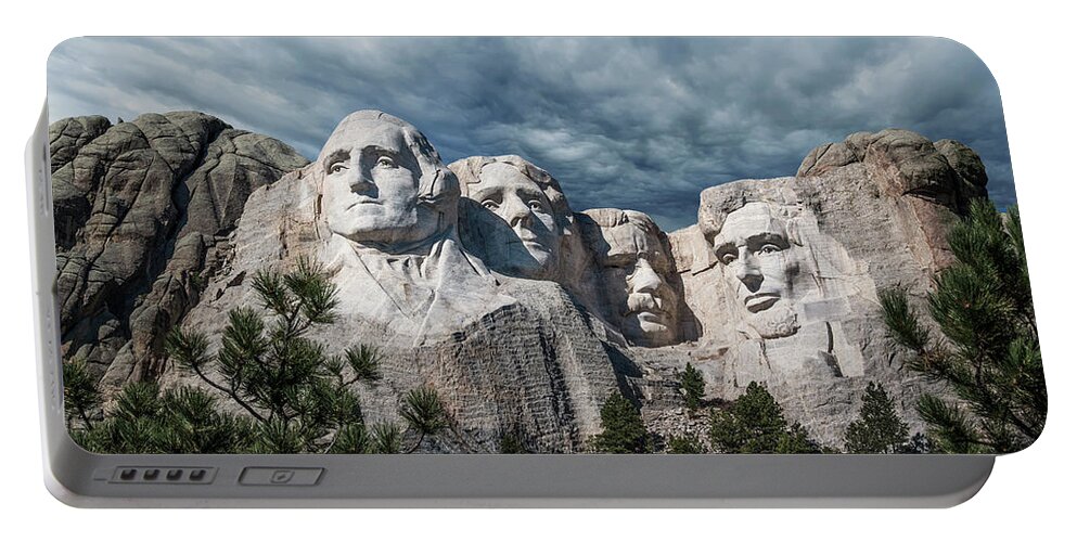 Mt. Rushmore Portable Battery Charger featuring the photograph Mount Rushmore II #2 by Tom Mc Nemar