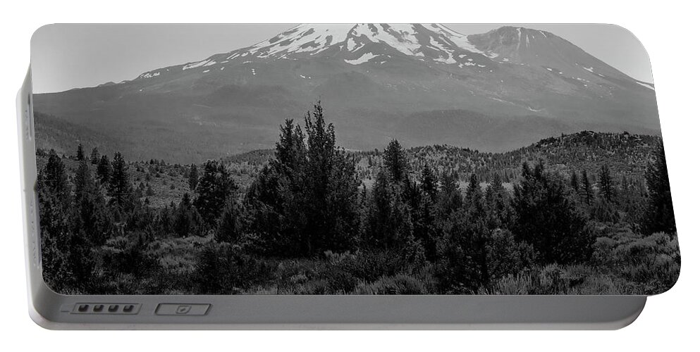 Mountain Portable Battery Charger featuring the photograph Mount Shasta and Shastina #1 by Frank Wilson