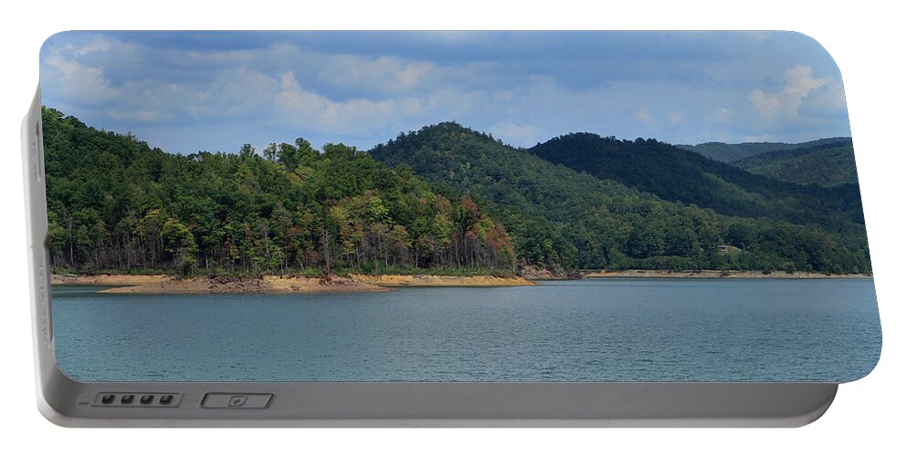 Mountain Lake Portable Battery Charger featuring the photograph Mountain Lake #1 by Karen Ruhl
