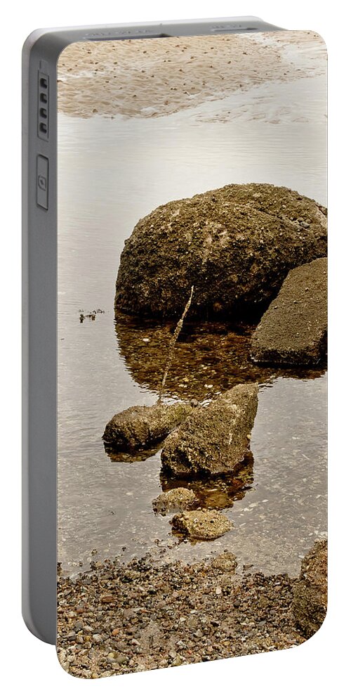 Seabed Portable Battery Charger featuring the photograph On the seabed. #1 by Elena Perelman
